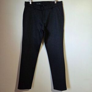 EUC LIKE NEW KUT FROM THE KLOTH PLAID SKINNY STRETCH PANTS SIZE 14 WOMENS